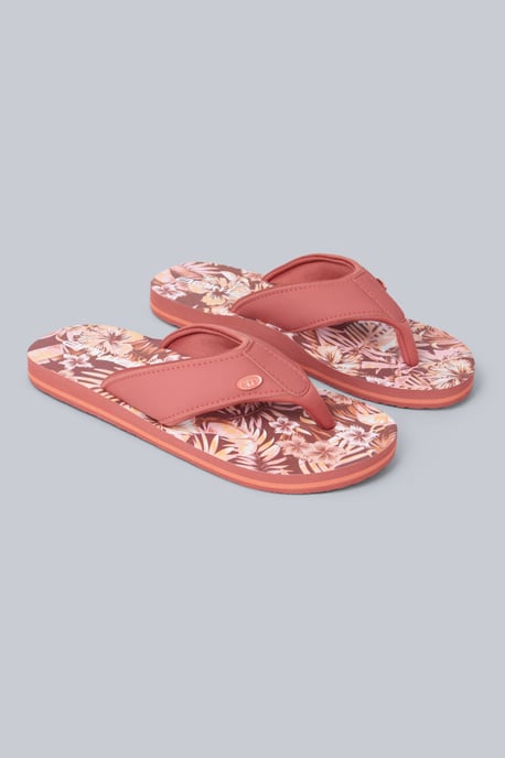 'Swish' Women's Flip Flops with Soft Padded Upper Straps Slip-on Beach Sandals Tan - Image 2
