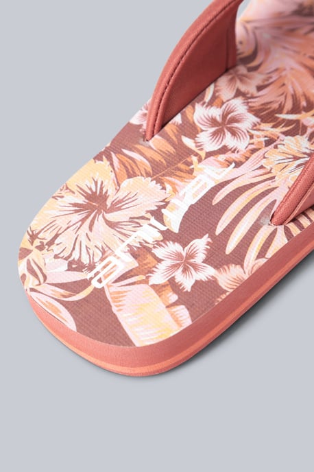 'Swish' Women's Flip Flops with Soft Padded Upper Straps Slip-on Beach Sandals Tan - Image 6