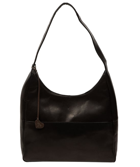 'Giada' Black Leather Tote Bag - Image 1