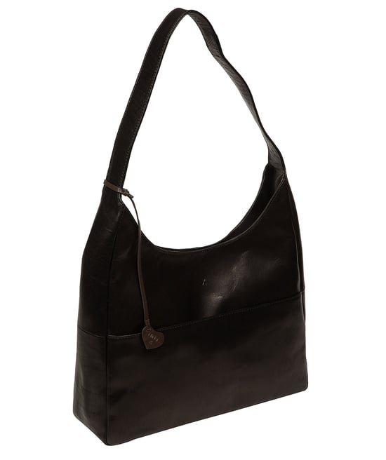 'Giada' Black Leather Tote Bag - Image 3