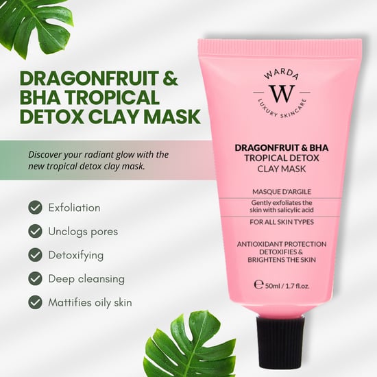 Dragonfruit & Bha Tropical Detox Clay Mask - Image 3