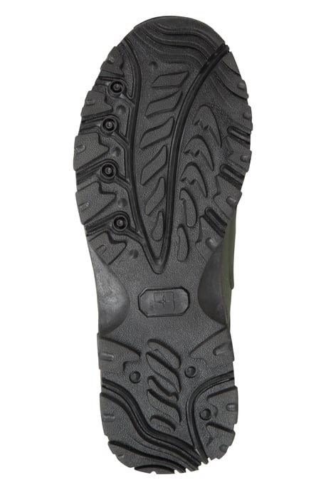 'Adventurer' Men's IsoDry Boots Cushioned Footbed Breathable Waterproof Hiking Shoes Green - Image 3