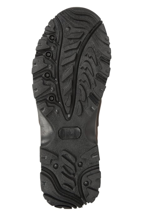 'Adventurer' Men's IsoDry Boots Cushioned Footbed Breathable Waterproof Hiking Shoes Brown - Image 4