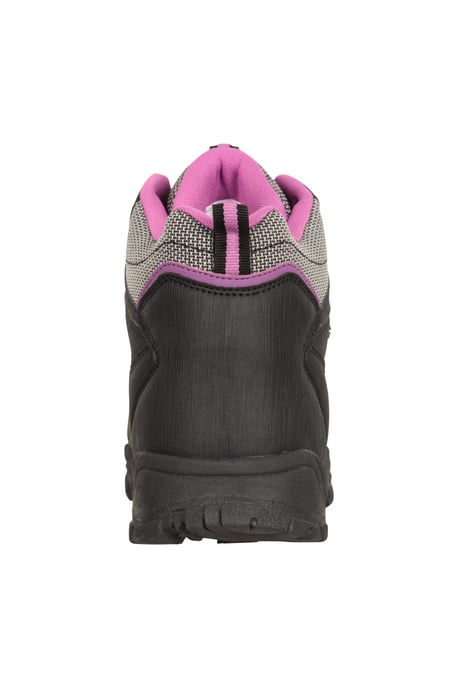 'Adventurer' Women's Waterproof Rain Boots Cushioned Footbed Mesh Lining Trail Trekking Wellies Black - Image 4