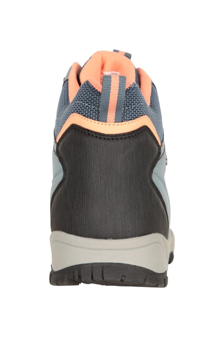 'Adventurer' Women's Waterproof Rain Boots Cushioned Footbed Mesh Lining Trail Trekking Wellies Blue - Image 3