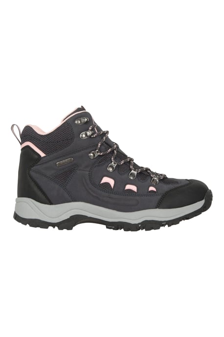'Adventurer' Women's Waterproof Rain Boots Cushioned Footbed Mesh Lining Trail Trekking Wellies Purple - Image 2