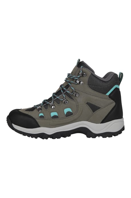 'Adventurer' Women's Waterproof Rain Boots Cushioned Footbed Mesh Lining Trail Trekking Wellies Forest Green - Image 5
