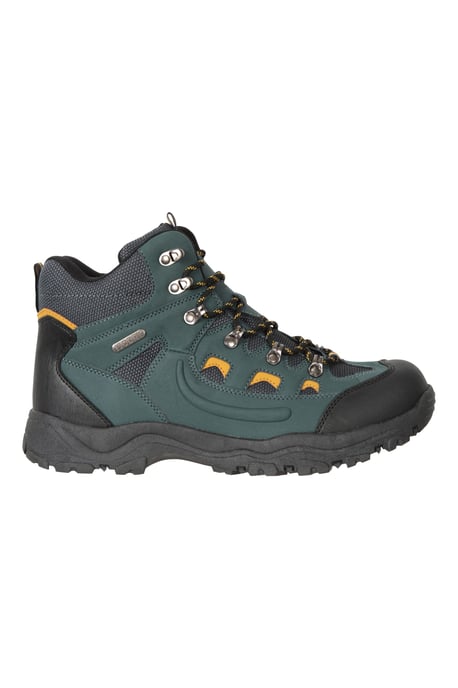 'Adventurer' Men's IsoDry Boots Cushioned Footbed Breathable Waterproof Hiking Shoes Blue - Image 2