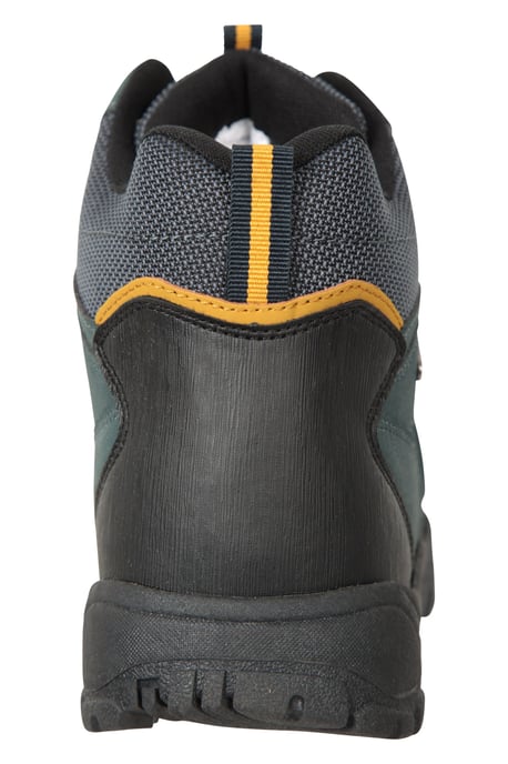 'Adventurer' Men's IsoDry Boots Cushioned Footbed Breathable Waterproof Hiking Shoes Blue - Image 4