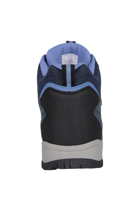 'Adventurer' Women's Waterproof Rain Boots Cushioned Footbed Mesh Lining Trail Trekking Wellies Navy - Image 3