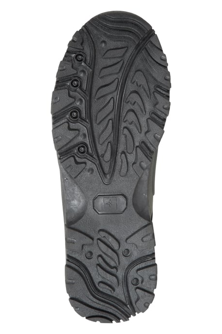 'Adventurer' Men's IsoDry Boots Cushioned Footbed Breathable Waterproof Hiking Shoes Dark Grey - Image 3