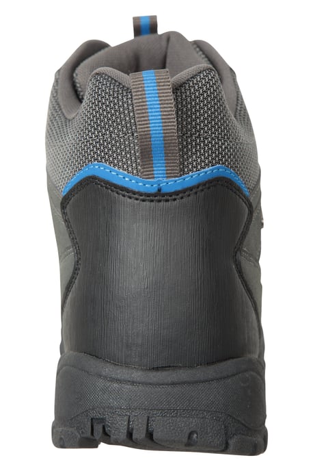 'Adventurer' Men's IsoDry Boots Cushioned Footbed Breathable Waterproof Hiking Shoes Dark Grey - Image 4