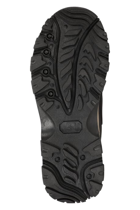 'Adventurer' Women's Printed Waterproof Boots EVA Footbed Outdoors Hiking Trekking Shoes Black - Image 4