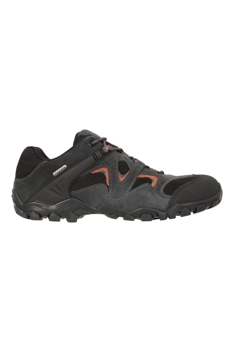 'Curlews' Men's Walking Shoes Rubber Outsole Waterproof Everyday Footwear Dark Grey - Image 2