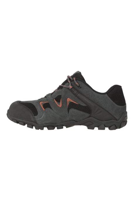 'Curlews' Men's Walking Shoes Rubber Outsole Waterproof Everyday Footwear Dark Grey - Image 4
