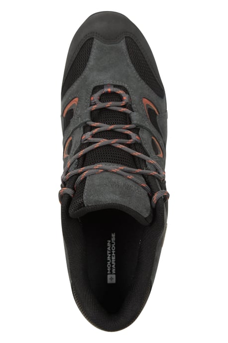'Curlews' Men's Walking Shoes Rubber Outsole Waterproof Everyday Footwear Dark Grey - Image 5