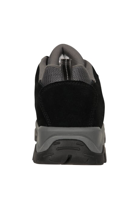'Voyage' Men's Waterproof Shoes Rubber Outsole Toe Bumper Walking Trekking Footwear Black - Image 4