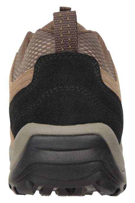 'Field' Men's Vibram Hiking Shoes Lightweight Waterproof Wide Fit Trekking Shoe Khaki - Image 4