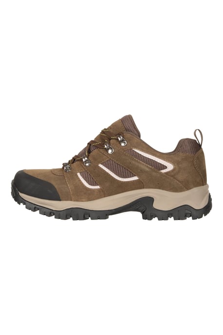 'Voyage' Men's Waterproof Shoes Rubber Outsole Toe Bumper Walking Trekking Footwear Brown - Image 4