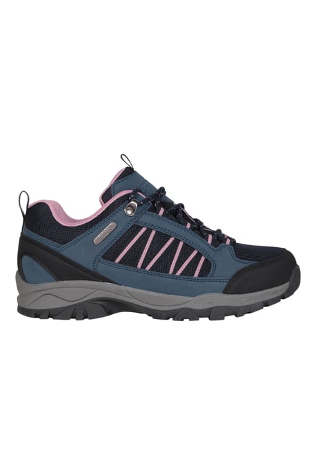 'Path' Women's Walking Shoes Waterproof Breathable Cushioned Hiking Footwear Navy - Image 2