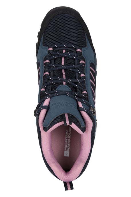 'Path' Women's Walking Shoes Waterproof Breathable Cushioned Hiking Footwear Navy - Image 5