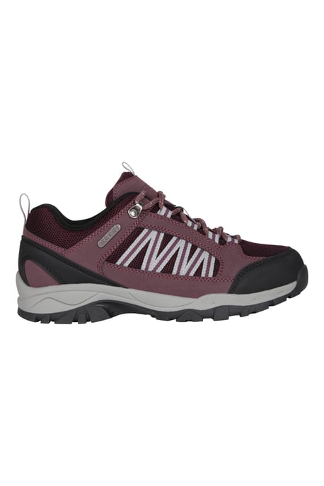 'Path' Women's Walking Shoes Waterproof Breathable Cushioned Hiking Footwear Purple - Image 2