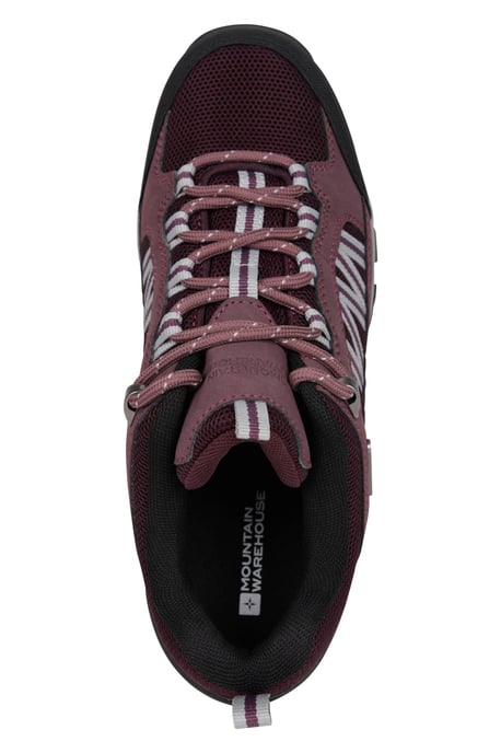 'Path' Women's Walking Shoes Waterproof Breathable Cushioned Hiking Footwear Purple - Image 5