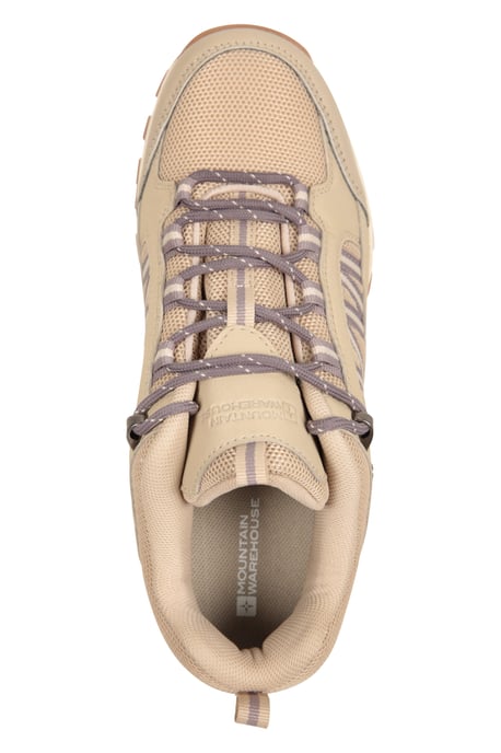 'Path' Women's Walking Shoes Waterproof Breathable Cushioned Hiking Footwear Taupe - Image 6