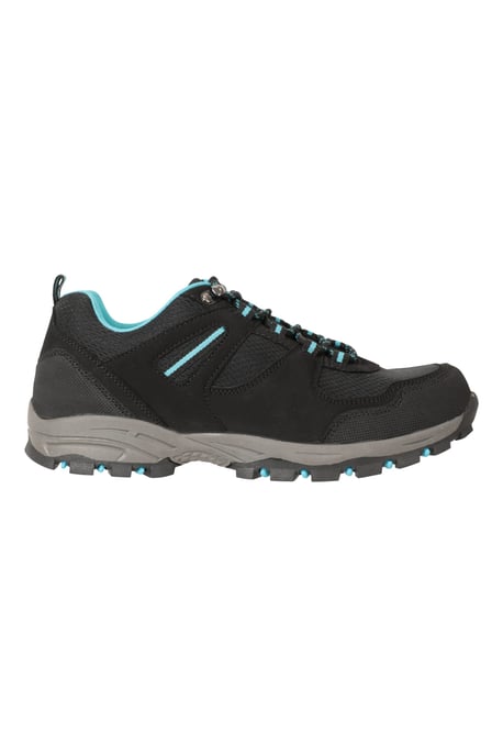 'McLeod' Women's Walking Shoes with Deep Lugs Mesh Lined Hiking Footwear Charcoal - Image 2