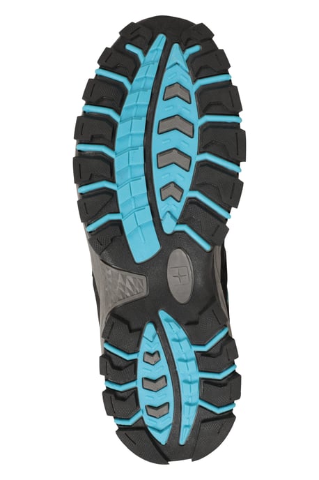'McLeod' Women's Walking Shoes with Deep Lugs Mesh Lined Hiking Footwear Charcoal - Image 5