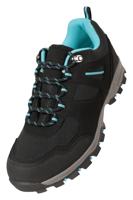 'McLeod' Women's Walking Shoes with Deep Lugs Mesh Lined Hiking Footwear Charcoal - Image 6