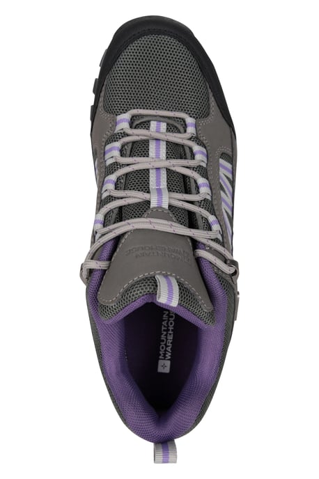 'Path' Women's Walking Shoes Waterproof Breathable Cushioned Hiking Footwear Dark Grey - Image 6