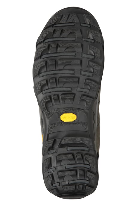 'Field' Men's Vibram Hiking Shoes Lightweight Waterproof Wide Fit Trekking Shoe Grey - Image 3
