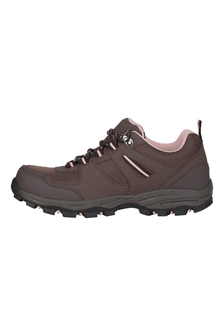 'McLeod' Women's Walking Shoes with Deep Lugs Mesh Lined Hiking Footwear Dark Brown - Image 4