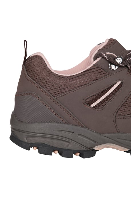 'McLeod' Women's Walking Shoes with Deep Lugs Mesh Lined Hiking Footwear Dark Brown - Image 6