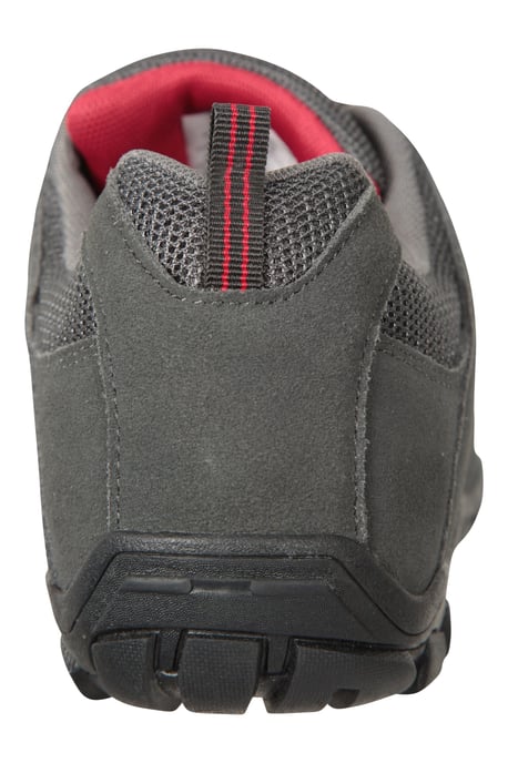 Men's Walking Shoes Suede Mesh Upper Rubber Outsole Everyday Footwear Dark Grey - Image 4
