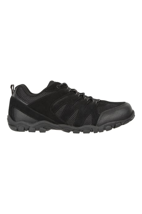 'Outdoor II' Women's Hiking Shoes Suede Mesh Upper Rubber Outsole Trekking Footwear Black - Image 2