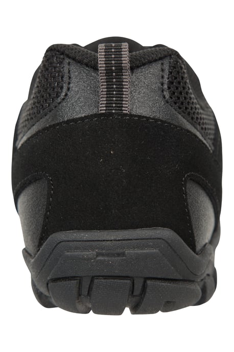 'Outdoor II' Women's Hiking Shoes Suede Mesh Upper Rubber Outsole Trekking Footwear Black - Image 3