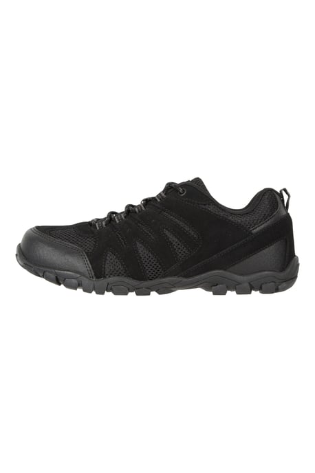 'Outdoor II' Women's Hiking Shoes Suede Mesh Upper Rubber Outsole Trekking Footwear Black - Image 4