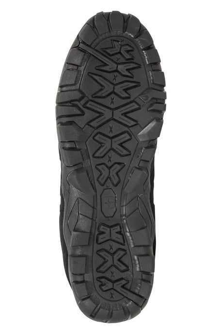 'Outdoor II' Women's Hiking Shoes Suede Mesh Upper Rubber Outsole Trekking Footwear Black - Image 5