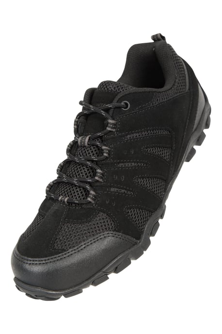 'Outdoor II' Women's Hiking Shoes Suede Mesh Upper Rubber Outsole Trekking Footwear Black - Image 6