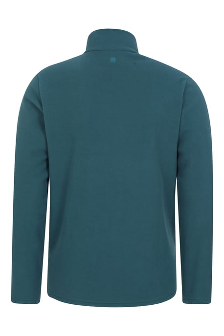 'Camber II' Men's Half Zip Fleece Top Antipill Breathable Casual Winter Sweater Navy/Blue - Image 4