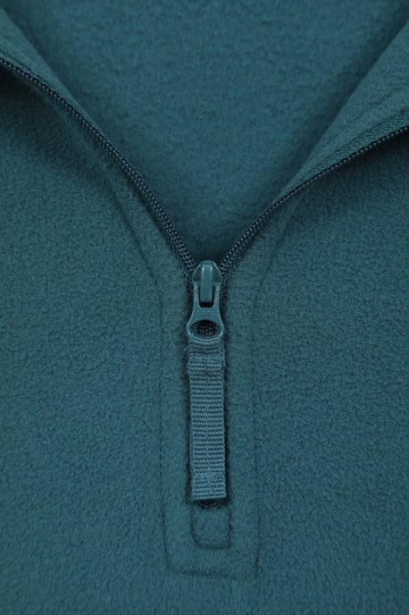 'Camber II' Men's Half Zip Fleece Top Antipill Breathable Casual Winter Sweater Navy/Blue - Image 6