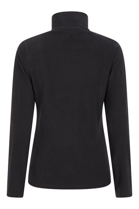'Camber' Women's Striped Fleece Top Half Zip Quick Dry Breathable Sweater Black - Image 3