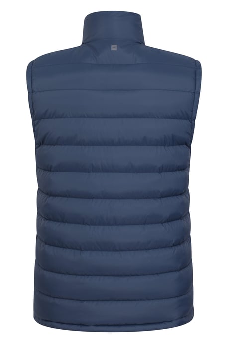 'Seasons' Men's Padded Gilet with Two Front Pockets Water Resistant Walking Jacket Navy - Image 6