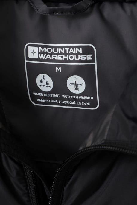'Seasons' Men's Padded Gilet with Two Front Pockets Water Resistant Walking Jacket Dark Grey - Image 5
