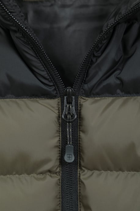 'Seasons' Men's Padded Gilet with Two Front Pockets Water Resistant Walking Jacket Khaki - Image 6