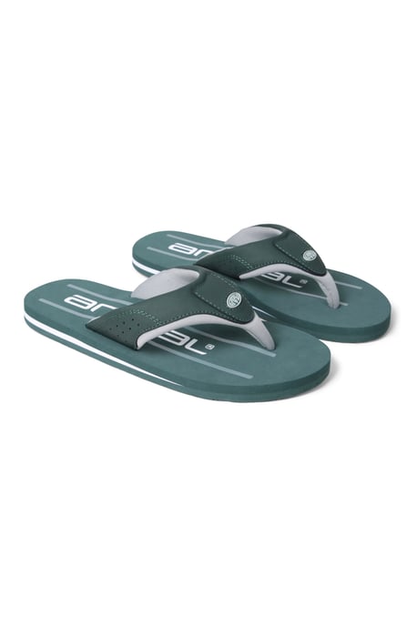 'Jekyl' Men's Flip Flops Lightweight Slip-on Sandals with Soft Padded Upper Straps Khaki - Image 6