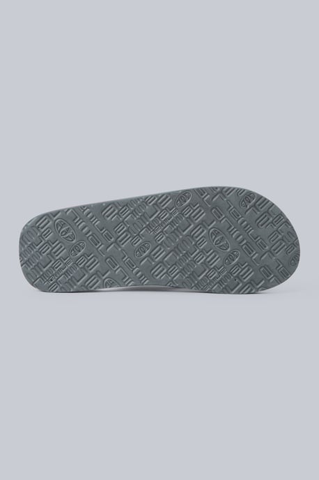 'Jekyl' Men's Flip Flops with Soft Padded Upper straps Slip-on Beach Sandals Outdoors Dark Grey - Image 4