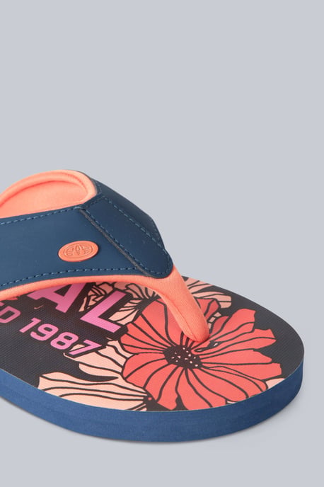'Swish' Women's Flip Flops with Soft Padded Upper Straps Slip-on Beach Sandals Coral - Image 4